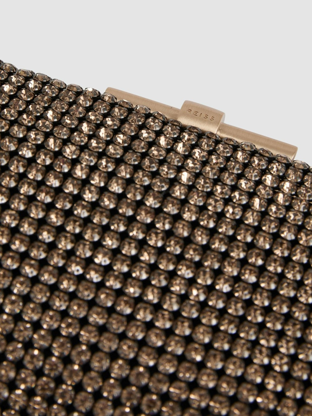 Embellished Clutch Bag in Gold | Reiss Women Best Seller