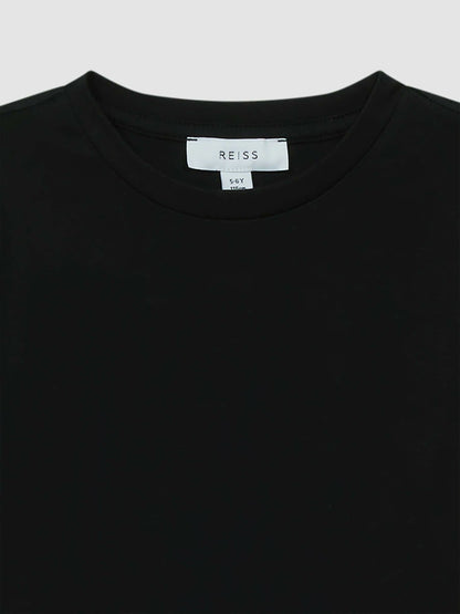 9-13 yrs Crew Neck T-Shirt in Black | Reiss Children & Baby Trending
