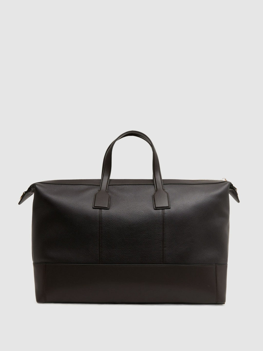 Leather Holdall in Chocolate | Reiss Men Trending