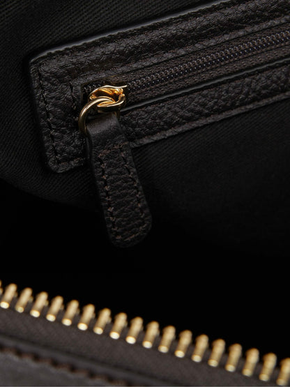 Leather Holdall in Chocolate | Reiss Men Trending