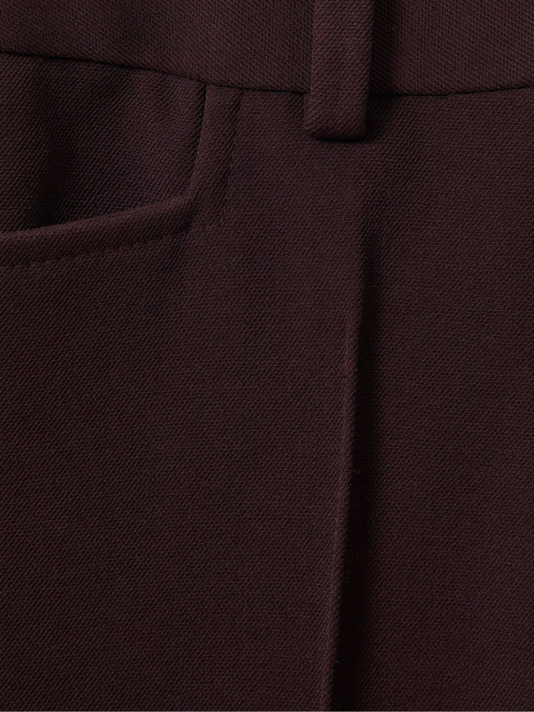 Flared Suit Trousers in Berry | Reiss Women Recommended