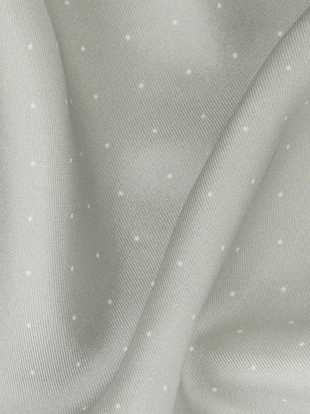 Polka Dot Silk Pocket Square in Silver | Reiss Men Featured