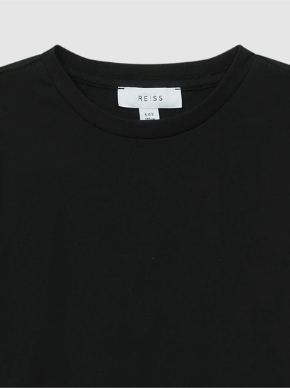3-9 yrs Crew Neck T-Shirt in Black | Reiss Children & Baby Best Seller