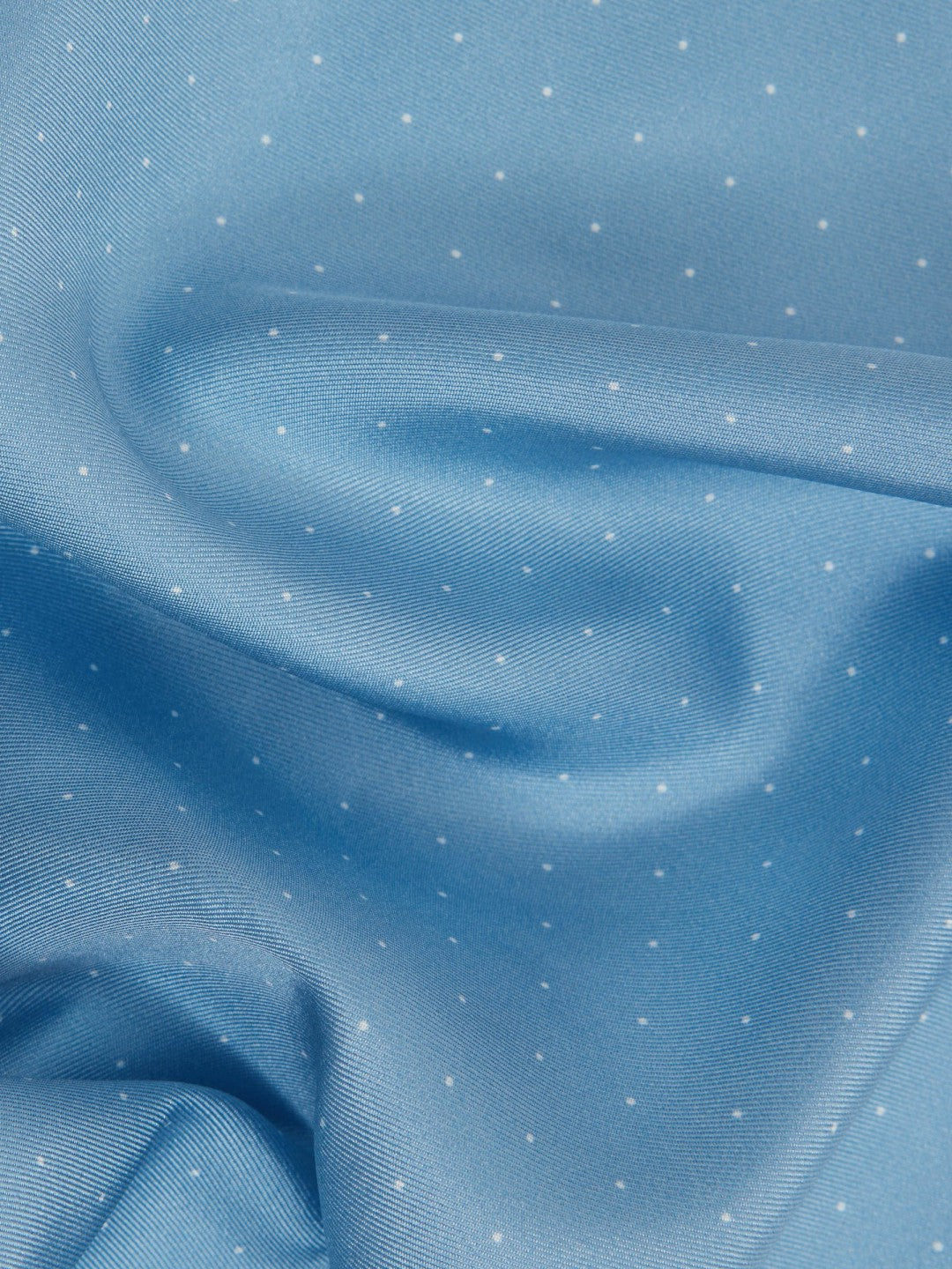 Polka Dot Silk Pocket Square in Blue | Reiss Men Featured
