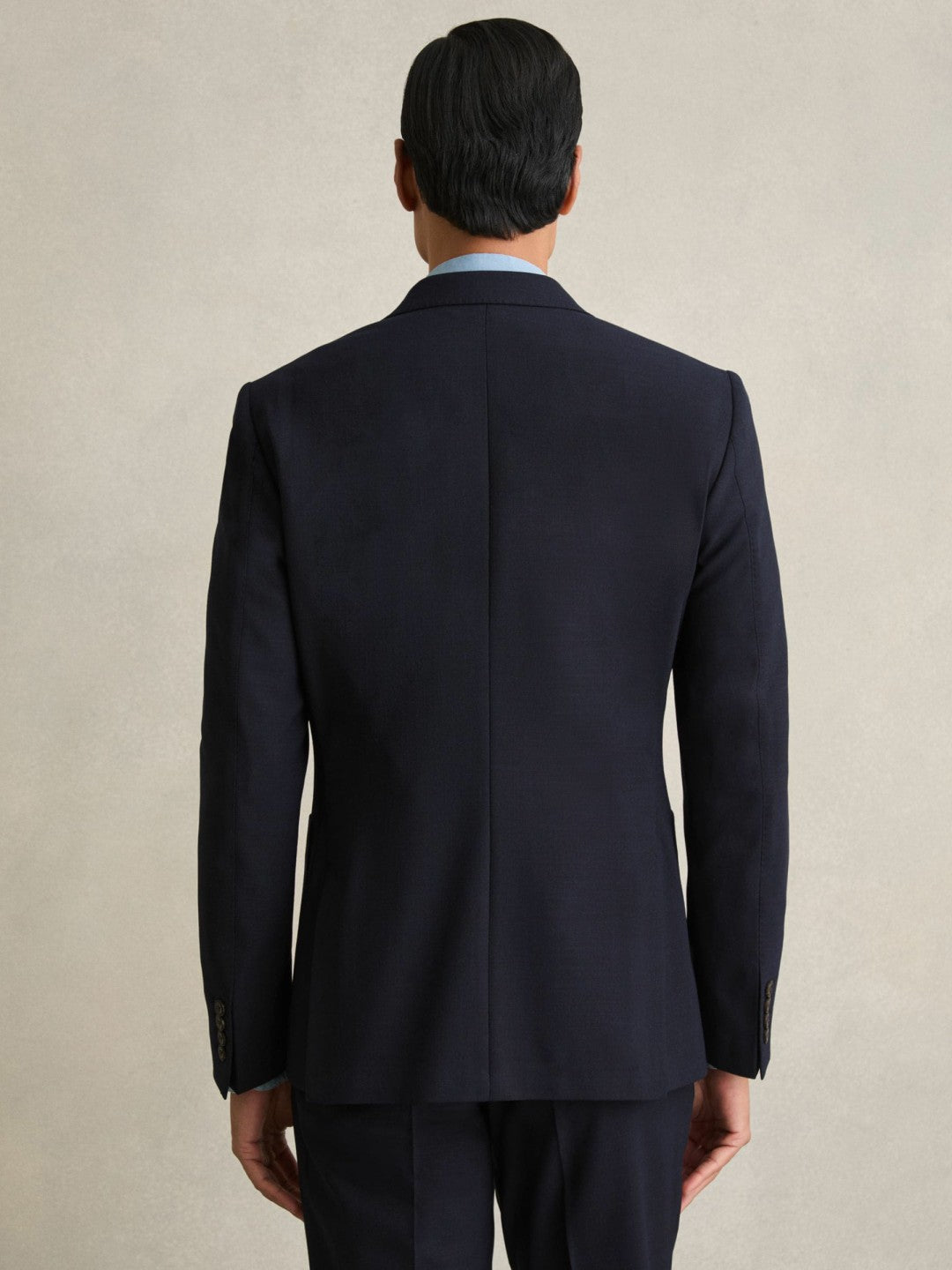 Double Breasted Suit Blazer Slim Fit in Navy | Reiss Men Signature