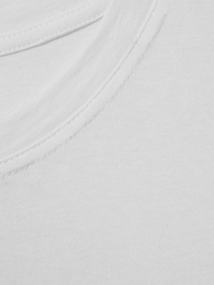 Cotton Capped Sleeve T-Shirt in White | Reiss Women Popular