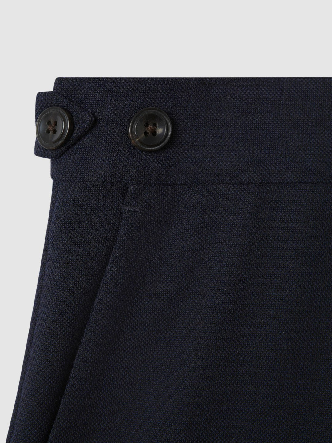 Slim Fit Side Adjuster Trousers in Navy | Reiss Men Best Seller