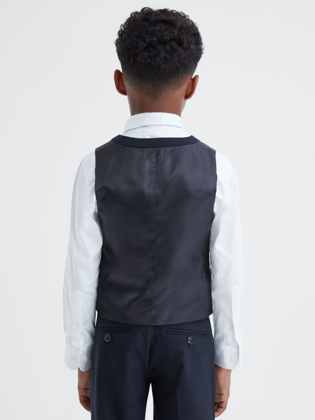 3-9 yrs Wool Blend Waistcoat in Navy | Reiss Children & Baby Trending