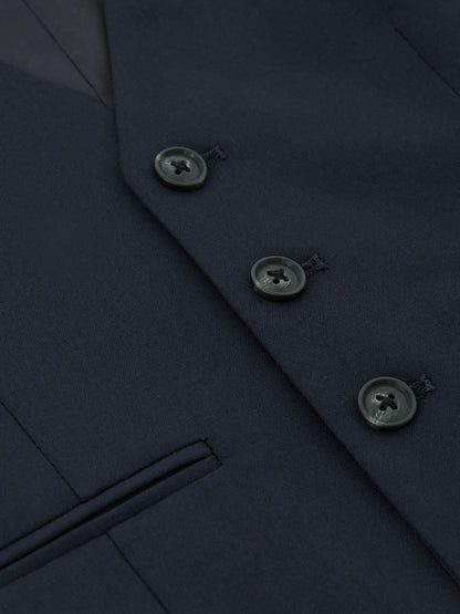 3-9 yrs Wool Blend Waistcoat in Navy | Reiss Children & Baby Trending