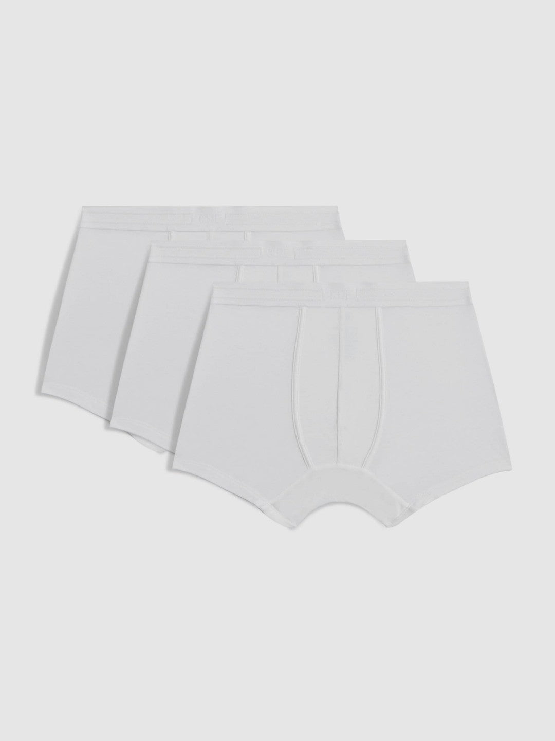 CHÉ Studios Boxer Trunks with TENCEL™ Fibers in White | Reiss Men Featured