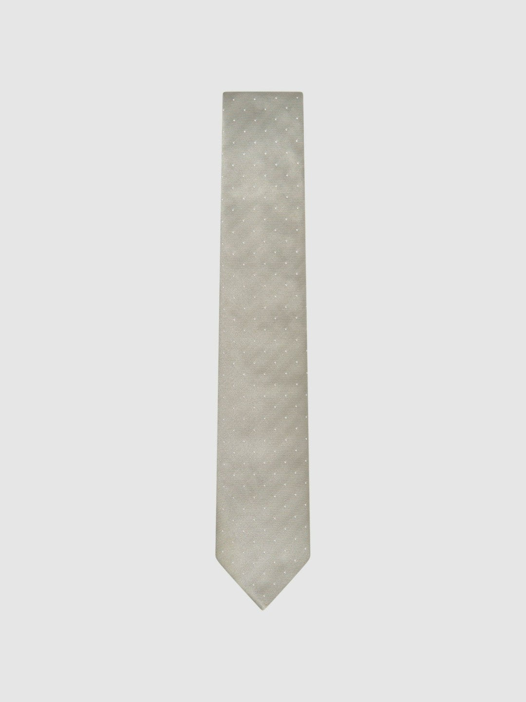 Polka Dot Silk Tie in Champagne | Reiss Men Best Seller