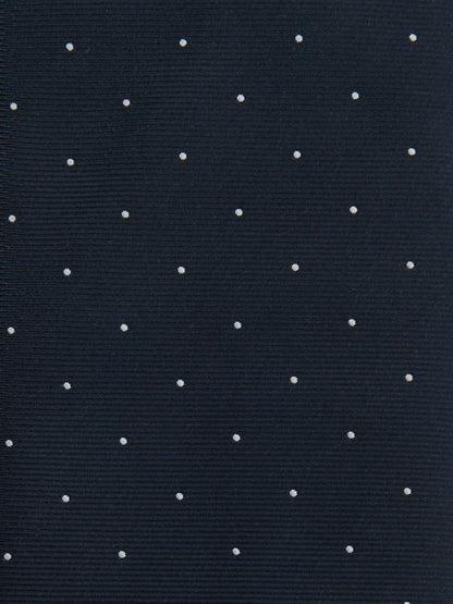 Polka Dot Silk Tie in Navy | Reiss Men Best Seller