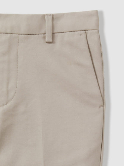 13-14 yrs Slim Fit Tapered Chinos in Stone | Reiss Children & Baby Best Seller