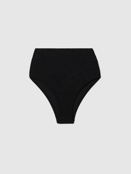 High Rise Bikini Bottoms in Black | Reiss Women Best Seller