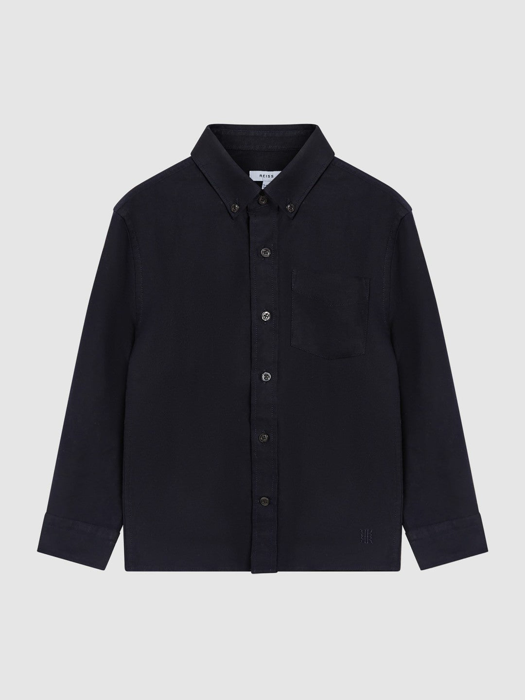 Junior Button Down Oxford Shirt in Navy | Reiss Children & Baby Signature