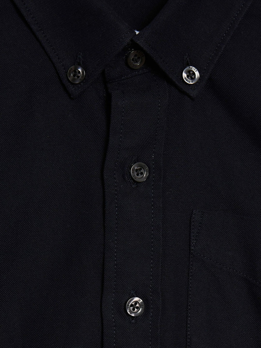 Junior Button Down Oxford Shirt in Navy | Reiss Children & Baby Signature