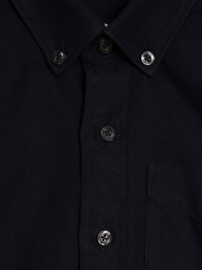 Junior Button Down Oxford Shirt in Navy | Reiss Children & Baby Signature