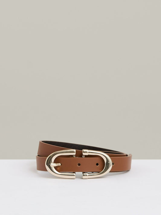 Horseshoe Belt in Tan | Reiss Women Best Seller