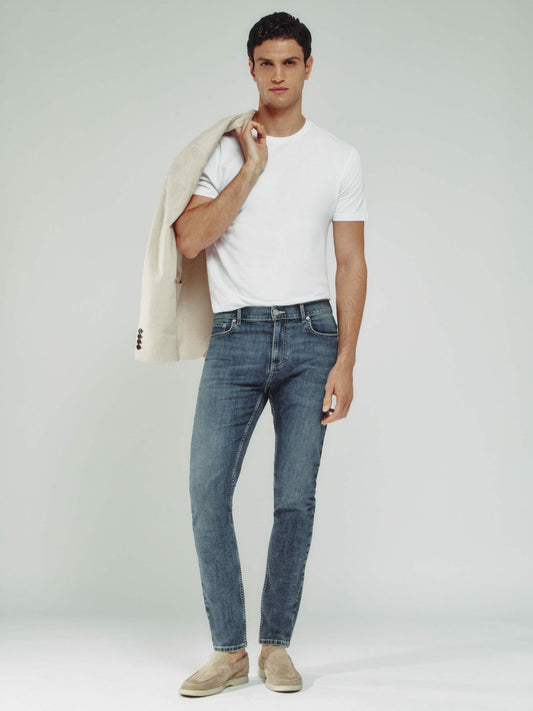 Skinny-Fit Jeans in Washed Indigo Grey Cast | Reiss Men Popular