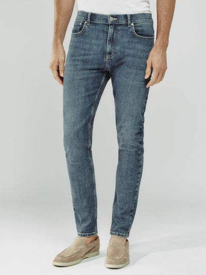 Skinny-Fit Jeans in Washed Indigo Grey Cast | Reiss Men Popular