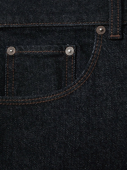 Straight-Leg Jeans in Raw Indigo | Reiss Men Exclusive
