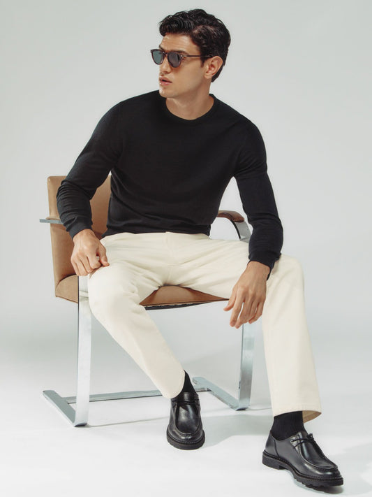 Straight-Leg Jeans in White | Reiss Men Recommended
