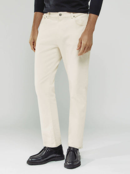Straight-Leg Jeans in White | Reiss Men Recommended