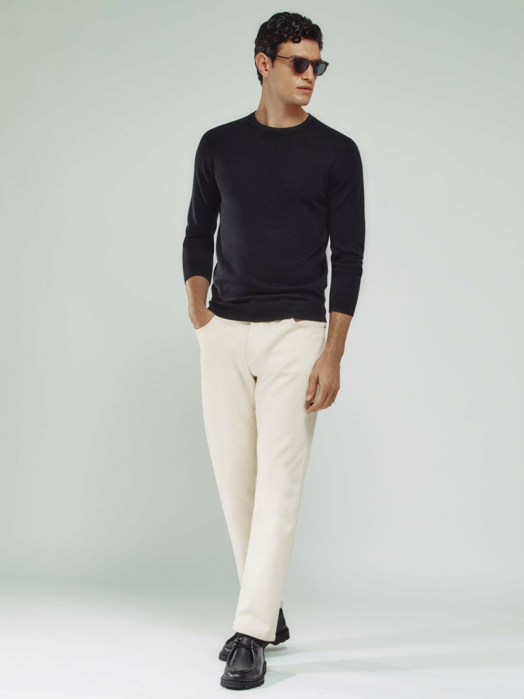 Straight-Leg Jeans in White | Reiss Men Recommended