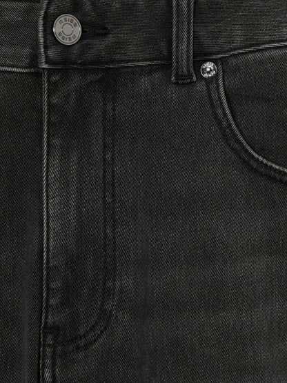 Tapered Slim-Fit Jeans in Washed Black | Reiss Men Premium