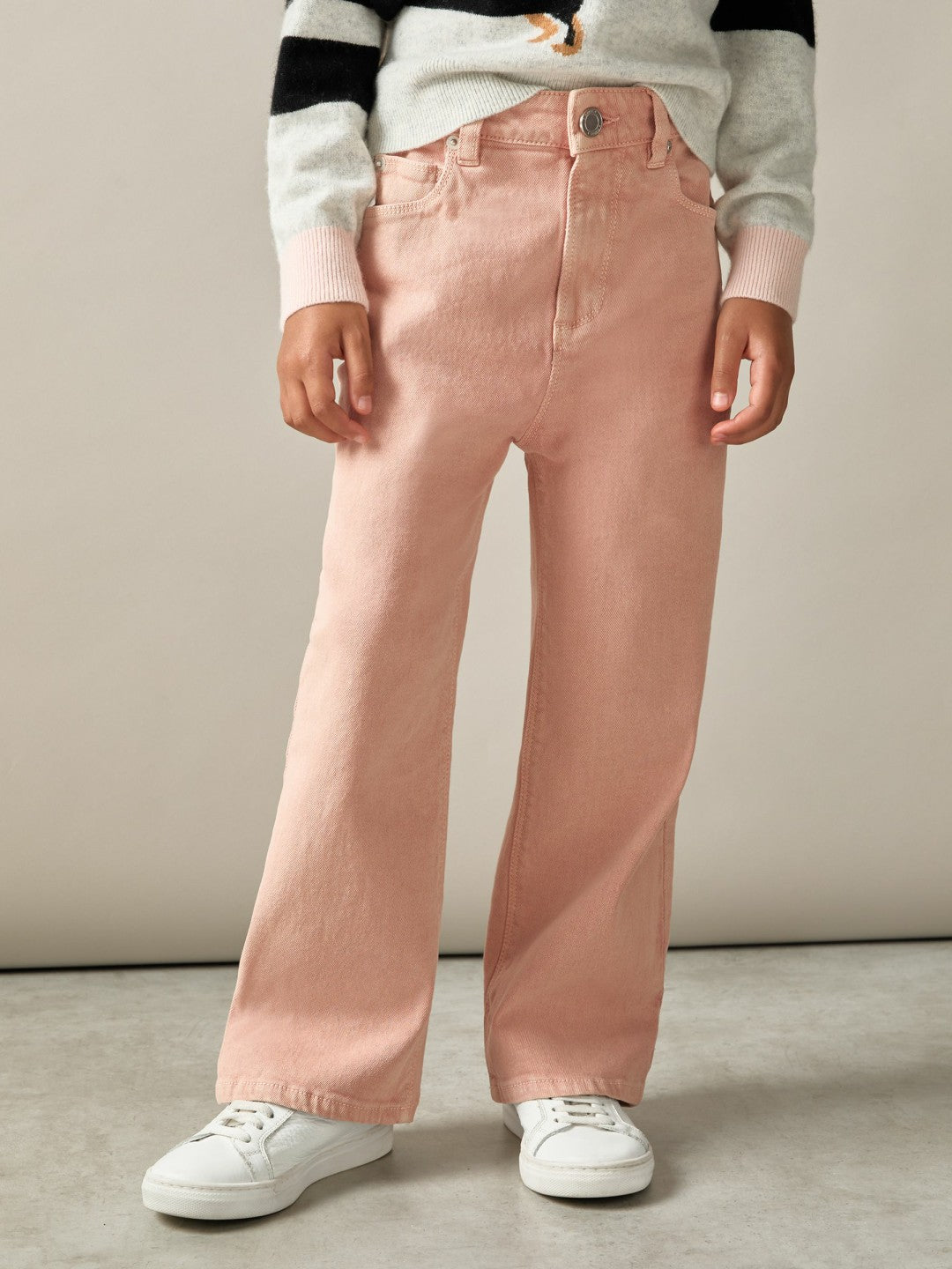 13-14 yrs Wide-Leg Jeans in Pink | Reiss Children & Baby Best Seller