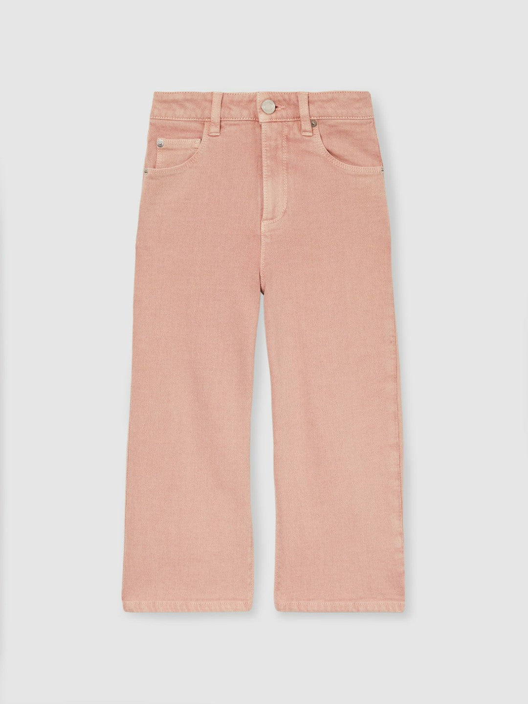 4-9 yrs Wide-Leg Jeans in Pink | Reiss Children & Baby Recommended