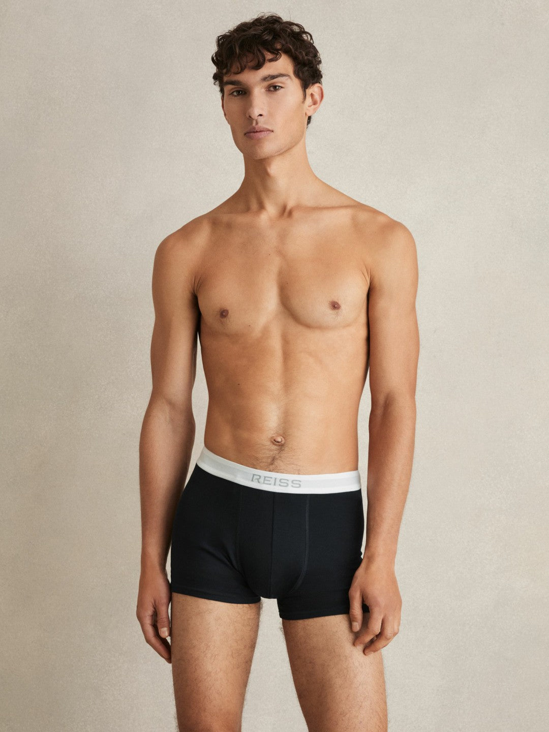 Stretch-Cotton Boxers 3 Pack in Blue Multi | Reiss Men Popular