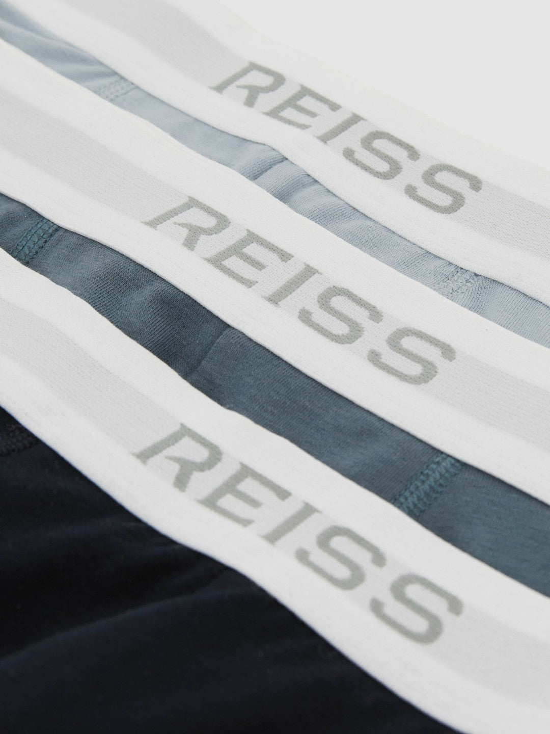 Stretch-Cotton Boxers 3 Pack in Blue Multi | Reiss Men Popular