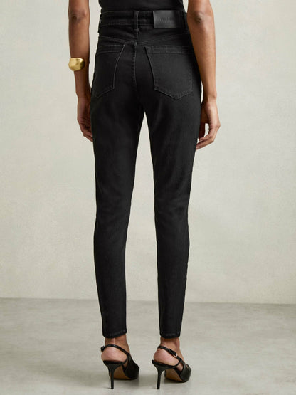 Petite Skinny Jeans in Black | Reiss Women Premium