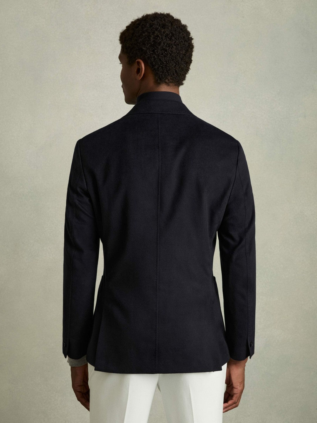 Single-Breasted Blazer With Gilet Insert Regular-Fit in Navy | Reiss Men Signature