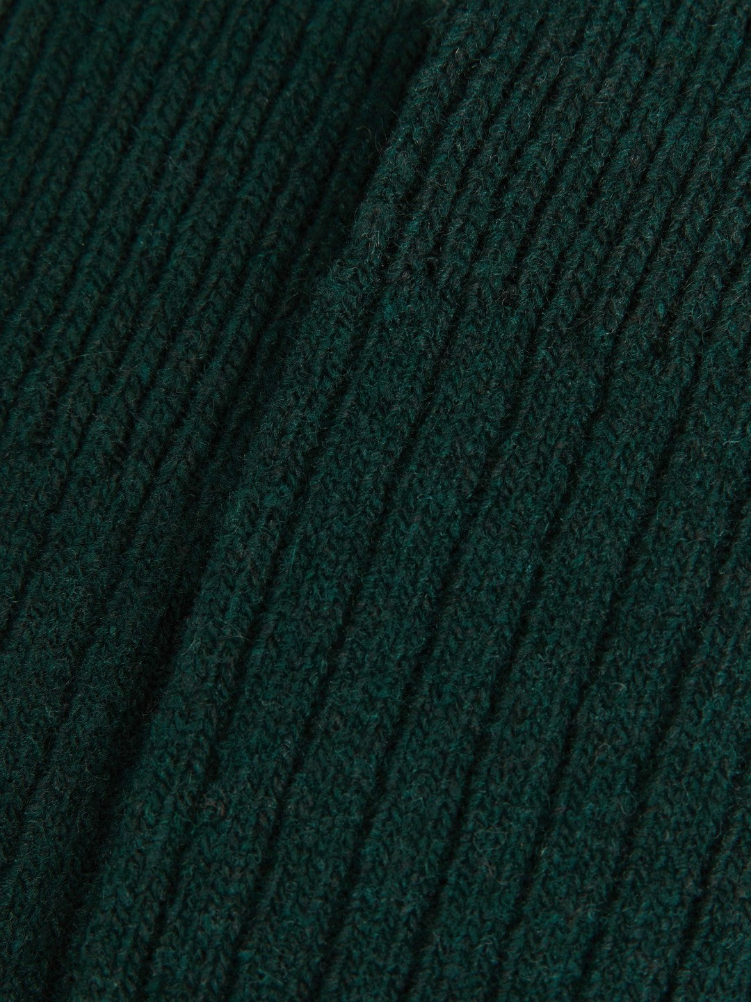 Ribbed Socks With Wool And Cashmere in Forest Green | Reiss Men Signature