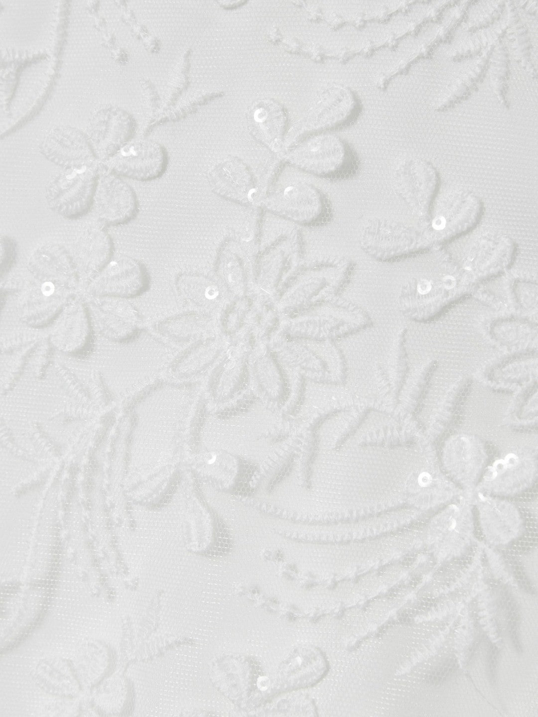 4-9 yrs Tulle Floral-Embroidered Bridesmaid Dress in Ivory | Reiss Children & Baby Best Seller