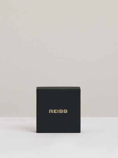 Hinged Crystal Cuff in Silver | Reiss Women New