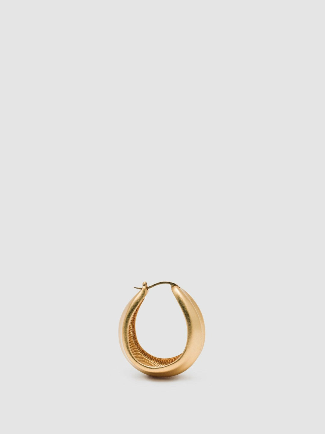 Sculptural Hoop Earrings in Gold Tone | Reiss Women Premium