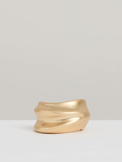 Sculptural Cuff in Gold Tone | Reiss Women Best Seller