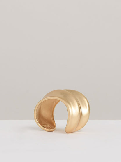 Sculptural Cuff in Gold Tone | Reiss Women Best Seller