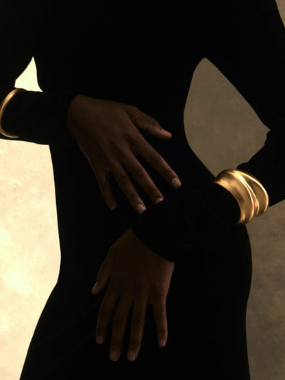 Sculptural Cuff in Gold Tone | Reiss Women Best Seller