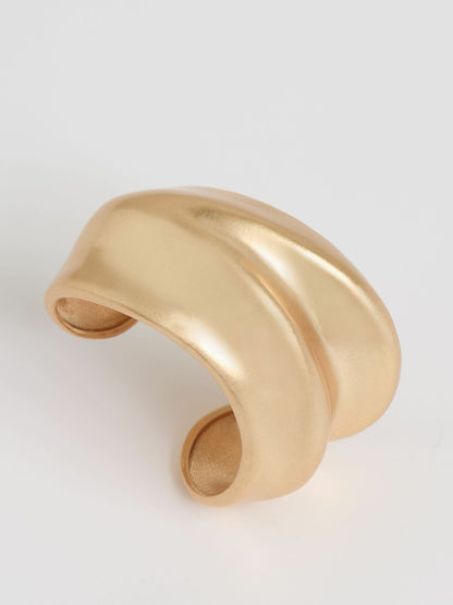 Sculptural Cuff in Gold Tone | Reiss Women Best Seller