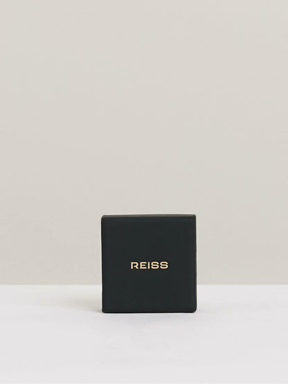 Wave Hoop Earrings in Gold Tone | Reiss Women Exclusive