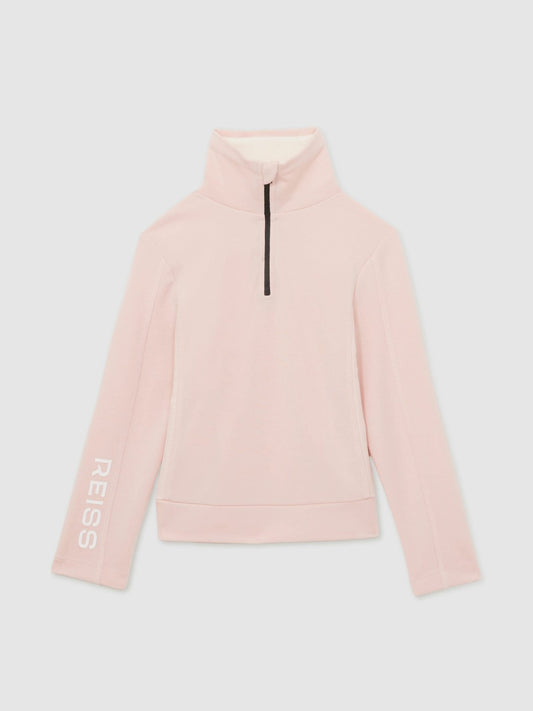 13-14 yrs Funnel-Neck Base-Layer Top in Pink | Reiss Children & Baby Featured