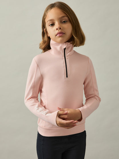 13-14 yrs Funnel-Neck Base-Layer Top in Pink | Reiss Children & Baby Featured