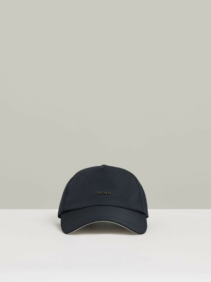 Logo Lettering Baseball Cap in Navy | Reiss Men New