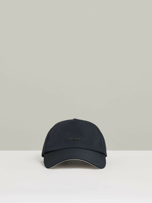 Logo Lettering Baseball Cap in Navy | Reiss Men New