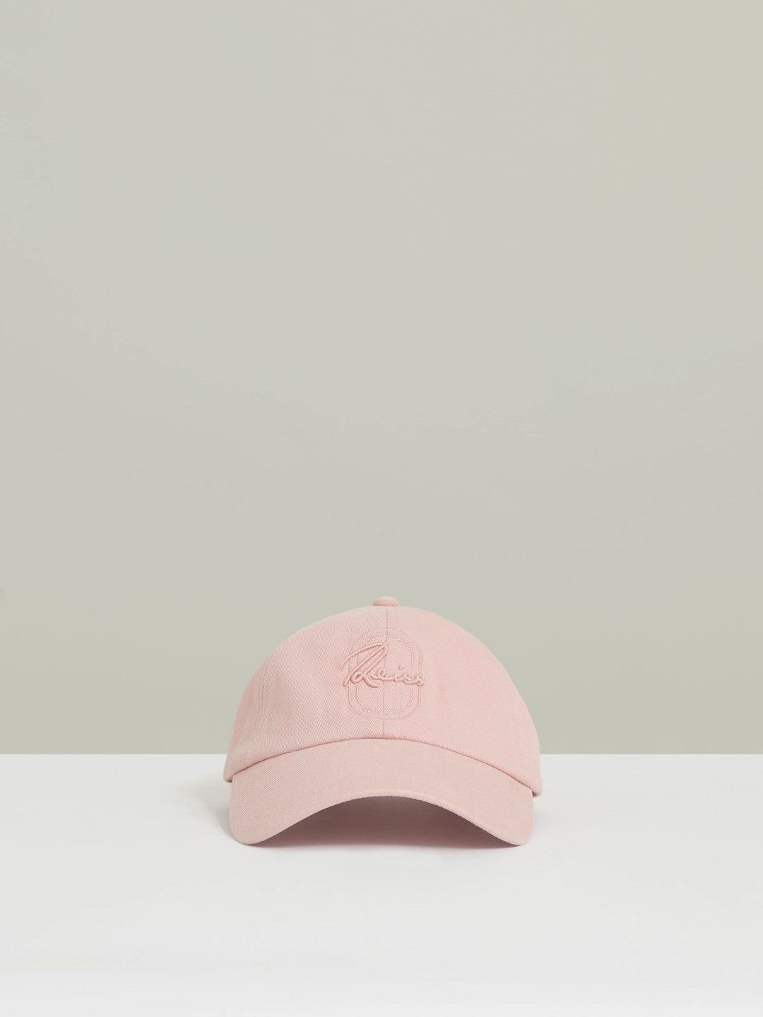 Cotton Logo-Embroidered Baseball Cap in Washed Pink | Reiss Men Best Seller