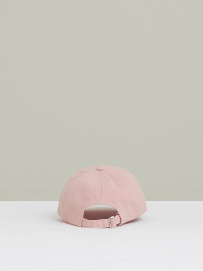 Cotton Logo-Embroidered Baseball Cap in Washed Pink | Reiss Men Best Seller